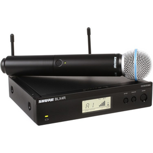 Shure BLX24R/B58 Handheld Wireless System, BLX4R Wireless Transmitter & BLX2/B58 Handheld Transmitter with Free Gator GM-1W Wireless Bag, SHURE, WIRELESS MICROPHONE SYSTEM, shure-wireless-microphone-system-blx24r-beta58, ZOSO MUSIC SDN BHD