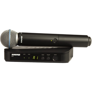 Shure BLX24/B58 Handheld Wireless System, BLX4 Receiver & BLX2/B58 Handheld Microphone with Transmitter with Free Gator GM-1W Wireless Bag, SHURE, WIRELESS MICROPHONE SYSTEM, shure-wireless-microphone-system-blx24-b58, ZOSO MUSIC SDN BHD