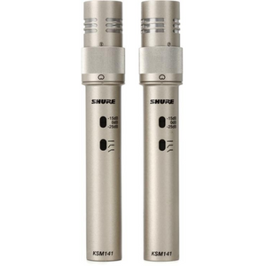 Shure KSM141/SL STEREO Condenser Microphone - Stereo Pair (KSM141-SL / KSM141SL / KSM141 SL), SHURE, MICROPHONE, shure-microphone-ksm141-slstereo, ZOSO MUSIC SDN BHD