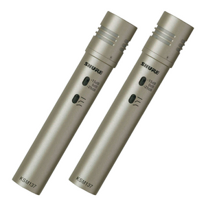 Shure KSM137/SL STEREO Cardioid Condenser Instrument Microphone - Stereo Pair (KSM137-SL / KSM137SL / KSM137 SL), SHURE, MICROPHONE, shure-microphone-ksm137-slstereo, ZOSO MUSIC SDN BHD
