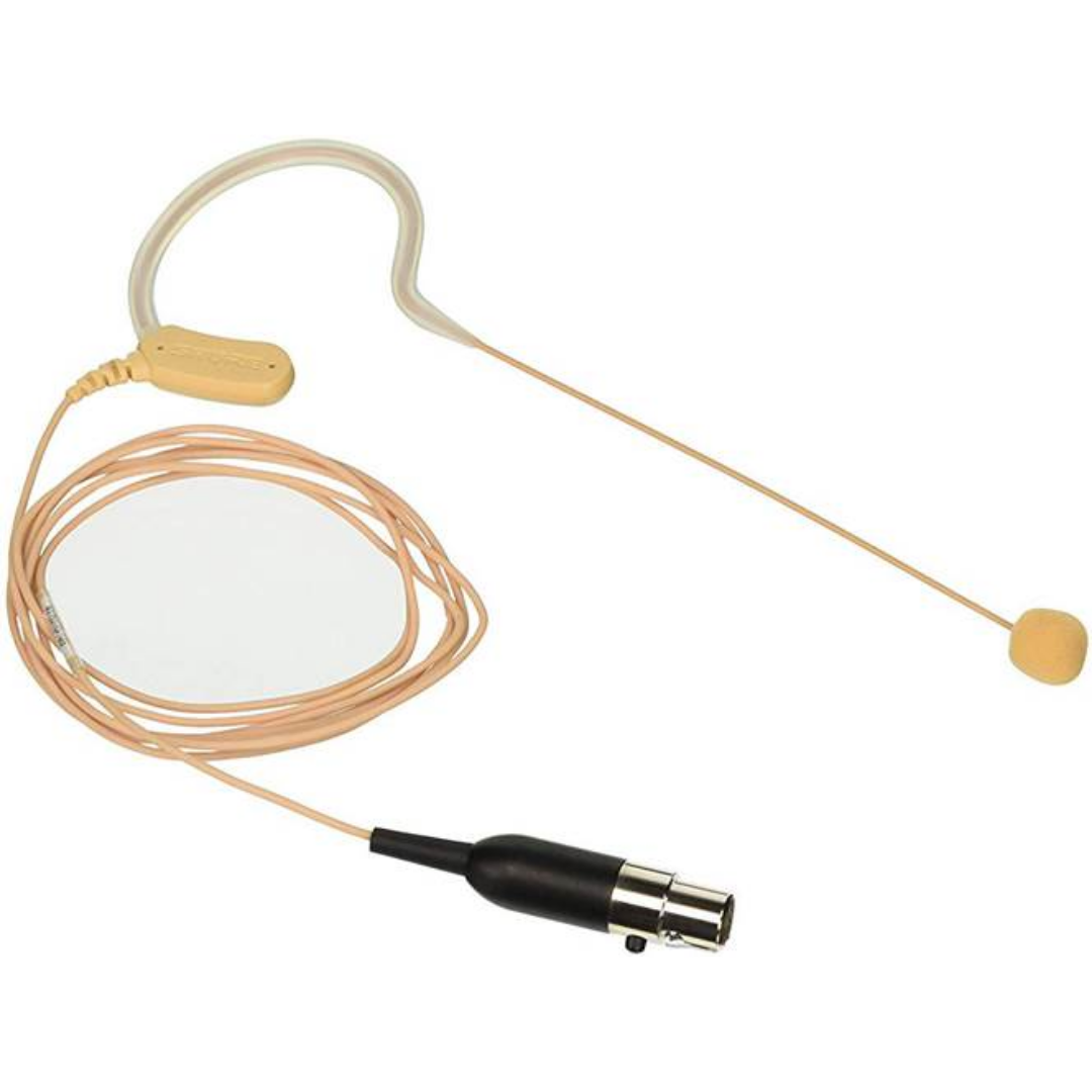 Shure MX153T/O Omnidirectional Earset Microphone for Shure Wireless - Tan (MX153 / MX-153), SHURE, WIRELESS MICROPHONE SYSTEM, shure-wireless-microphone-system-mx153t-o-tqg, ZOSO MUSIC SDN BHD