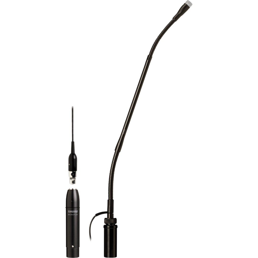 Shure MX412SE/S 12 inch Supercardioid Gooseneck Microphone with Preamp, Mute Switch, and Side-exit Cable (MX412SES), SHURE, MICROPHONE, shure-microphone-mx412se-s, ZOSO MUSIC SDN BHD