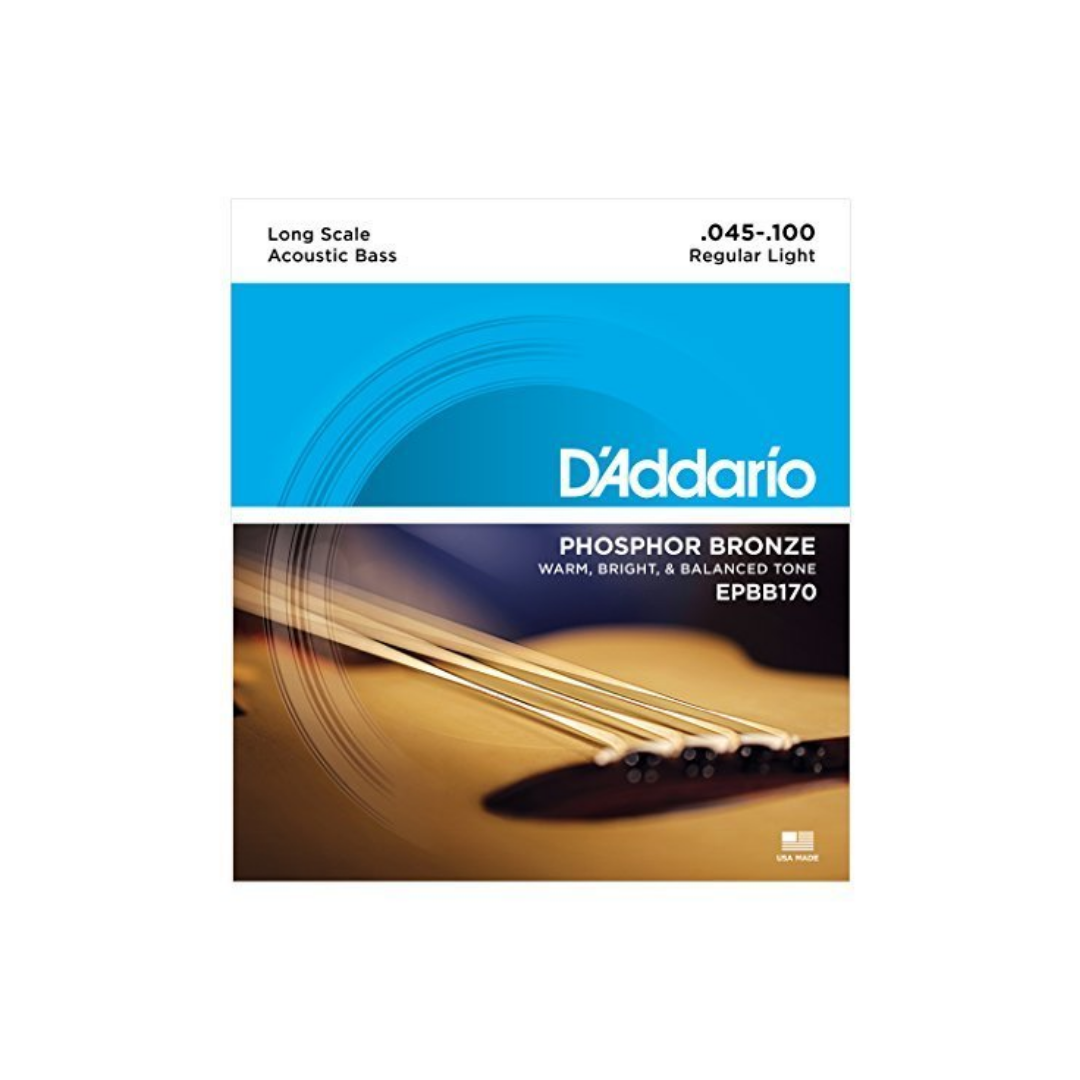 D'ADDARIO EPBB170 45-100 LONG SCALE ACOUSTIC BASS GUITAR STRING SET | D'ADDARIO , Zoso Music