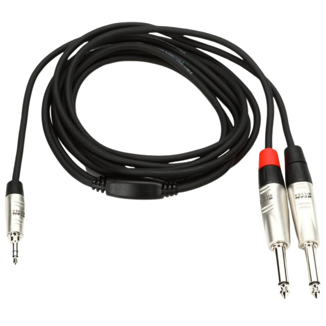 HOSA HMP-006Y PRO Y CABLE 3.5MM TRS TO 1/4INCH 6FEET, HOSA, CABLES, hosa-audio-cable-accessory-hosa-h09-hmp-006y, ZOSO MUSIC SDN BHD