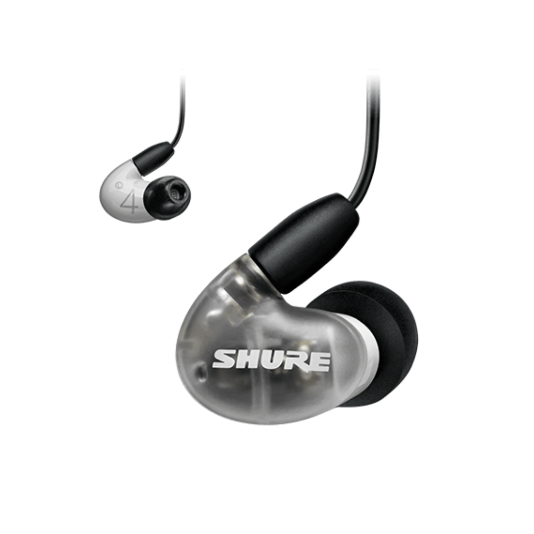 Shure AONIC 4 Sound Isolating Earphones - White (SE42HYW+UNI), SHURE, IN-EAR MONITOR, shure-in-ear-monitor-se42hyw-uni-a, ZOSO MUSIC SDN BHD