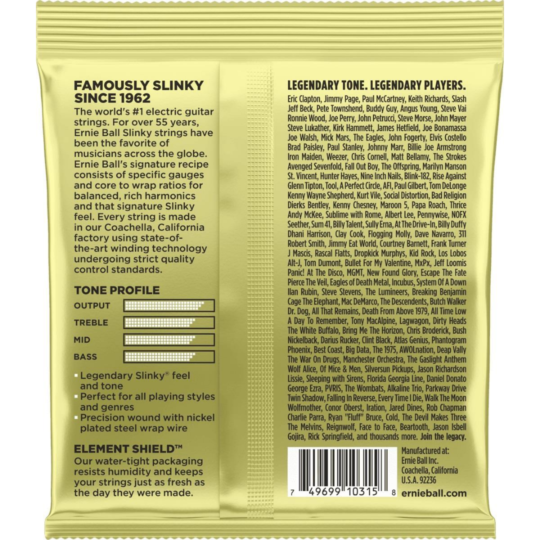 ERNIE BALL 2214 SLINKY  ELECTRIC GUITAR STRINGS -12-68 MAMMOTH SLINKY | ERNIE BALL , Zoso Music