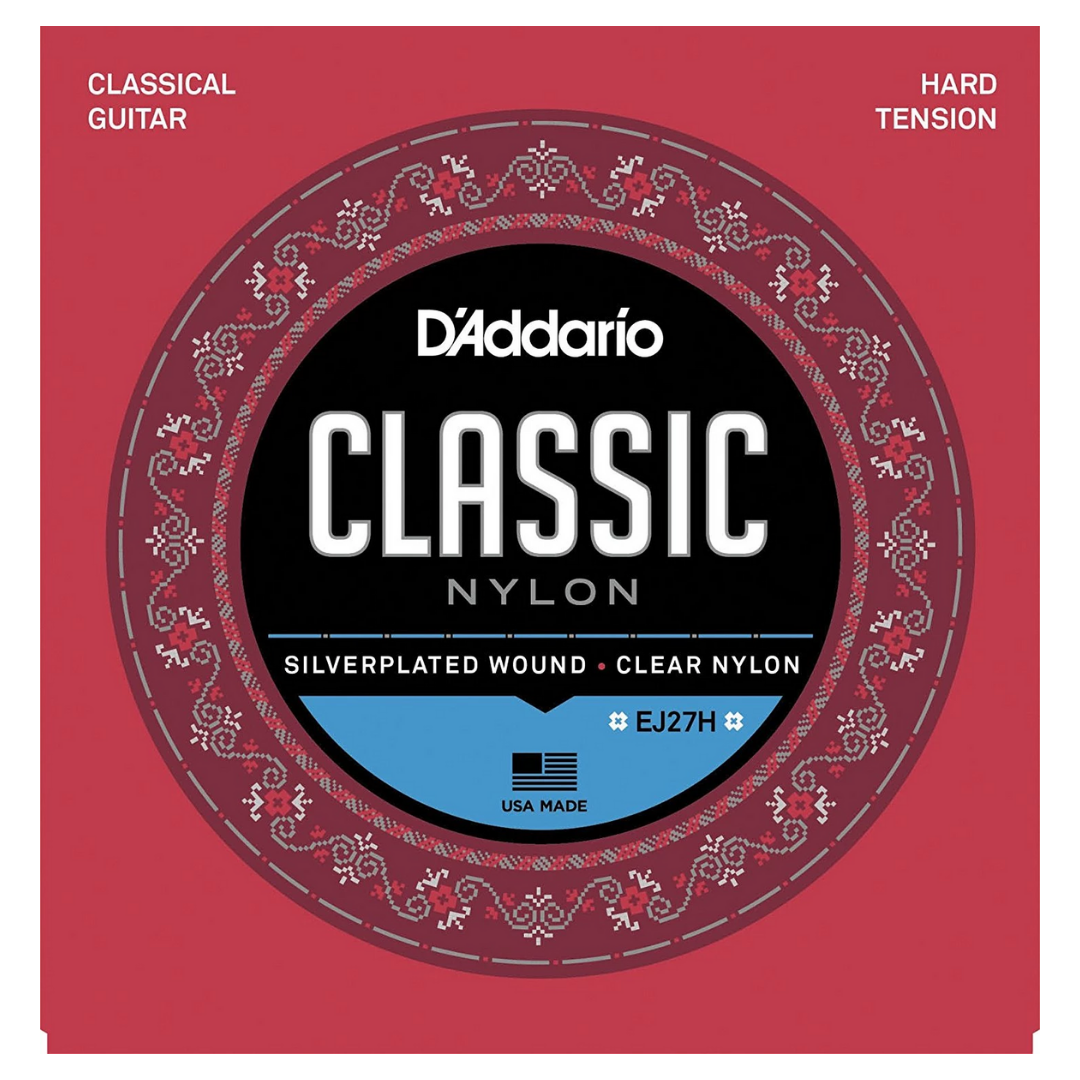 D'ADDARIO EJ27H CLASSICAL GUITAR STRINGS HARD TENSION | D'ADDARIO , Zoso Music