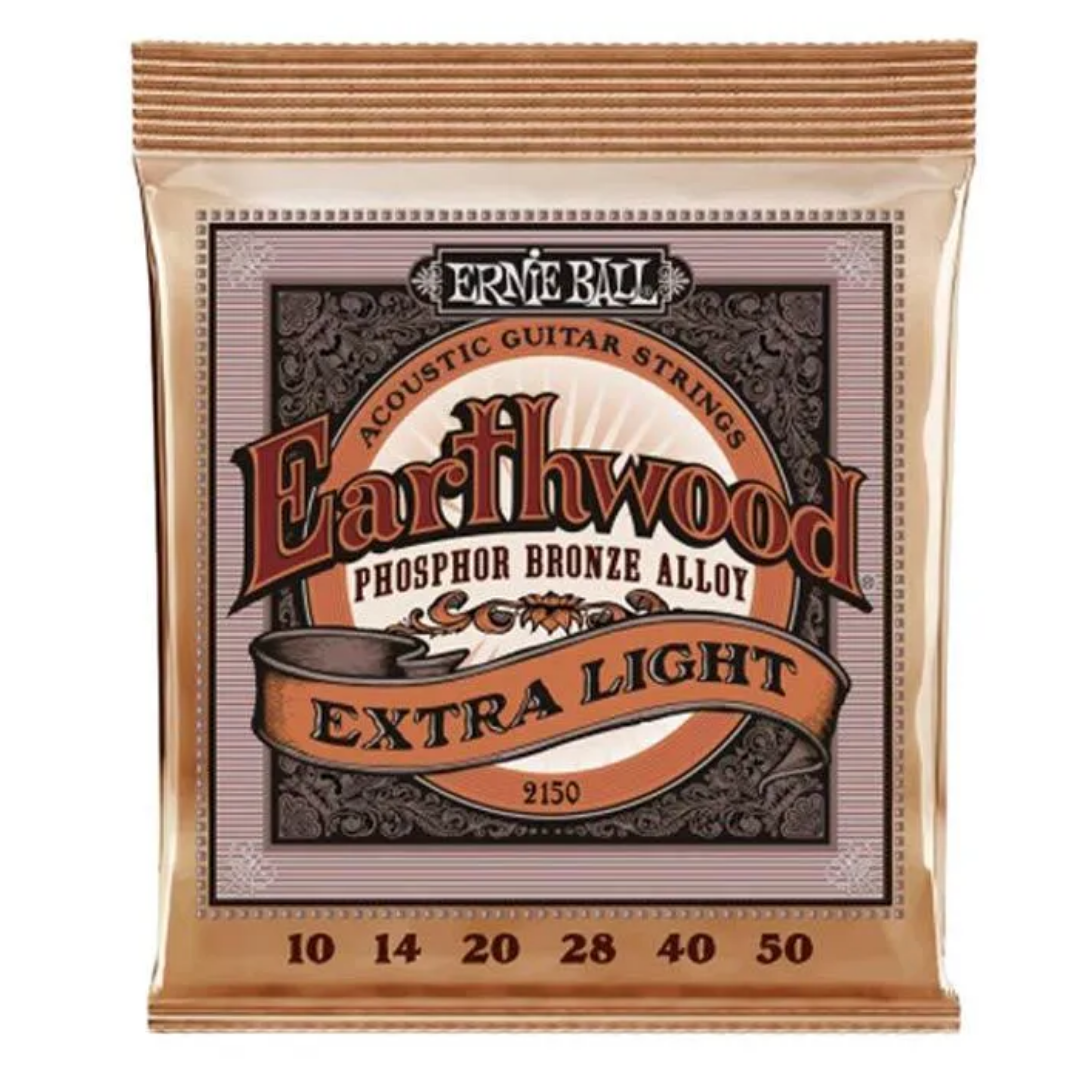ERNIE BALL 2150 EARTHWOOD PHOSPHOR BRONZE ACOUSTIC GUITAR STRING 10-50 | ERNIE BALL , Zoso Music
