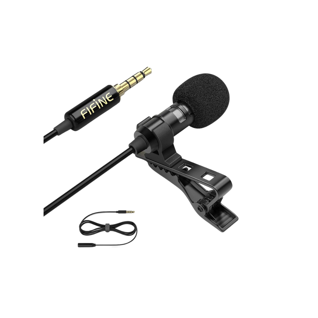 FIFINE C1 LAVALIER LAPEL MICROPHONE, FIFINE, WIRELESS MICROPHONE SYSTEM, fifine-microphone-c1, ZOSO MUSIC SDN BHD