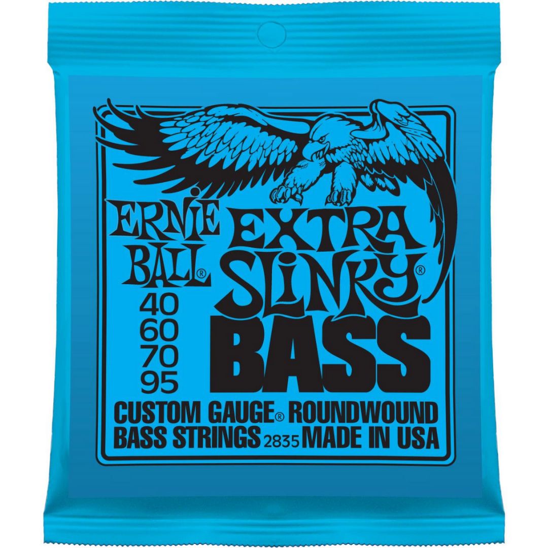 ERNIE BALL 2835 EXTRA SLINKY NICKEL WOUND ELECTRIC BASS STRING 40-95 | ERNIE BALL , Zoso Music