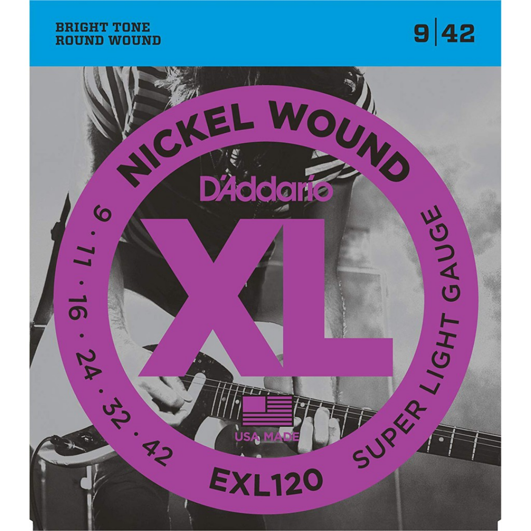 D'ADDARIO EXL120-8 8-STRING SUPER LIGHT ELECTRIC GUITAR STRING 9-42 | D'ADDARIO , Zoso Music