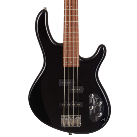 Cort Action Plus 4-String Electric Bass Guitar With Bag Black | CORT , Zoso Music