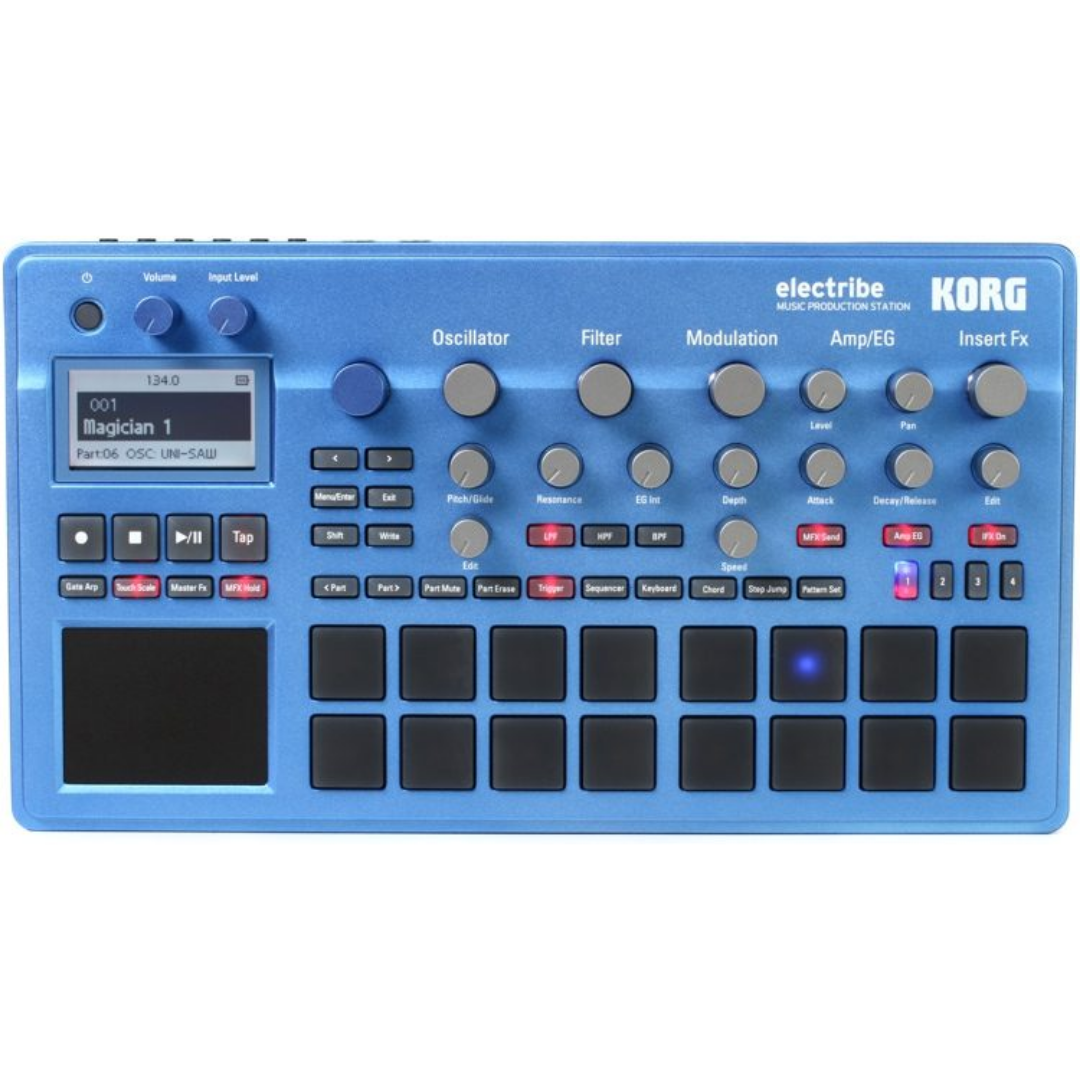 Korg Electribe - Metallic Blue (Electribe 2 / Electribe2), KORG, SYNTHESIZER, korg-synthesizer-electribe2-bl, ZOSO MUSIC SDN BHD