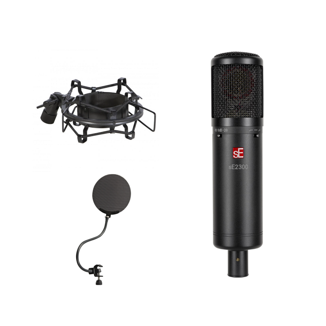 SE Electronics sE2300 Large-diaphragm Condenser Microphone, SE ELECTRONICS, CONDENSER MICROPHONE, se-electronics-microphone-se2300, ZOSO MUSIC SDN BHD