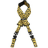 DIMARZIO DD2250 STEVE VAI CLIPLOCK GUITAR STRAP BLACK/GOLD | DIMARZIO , Zoso Music