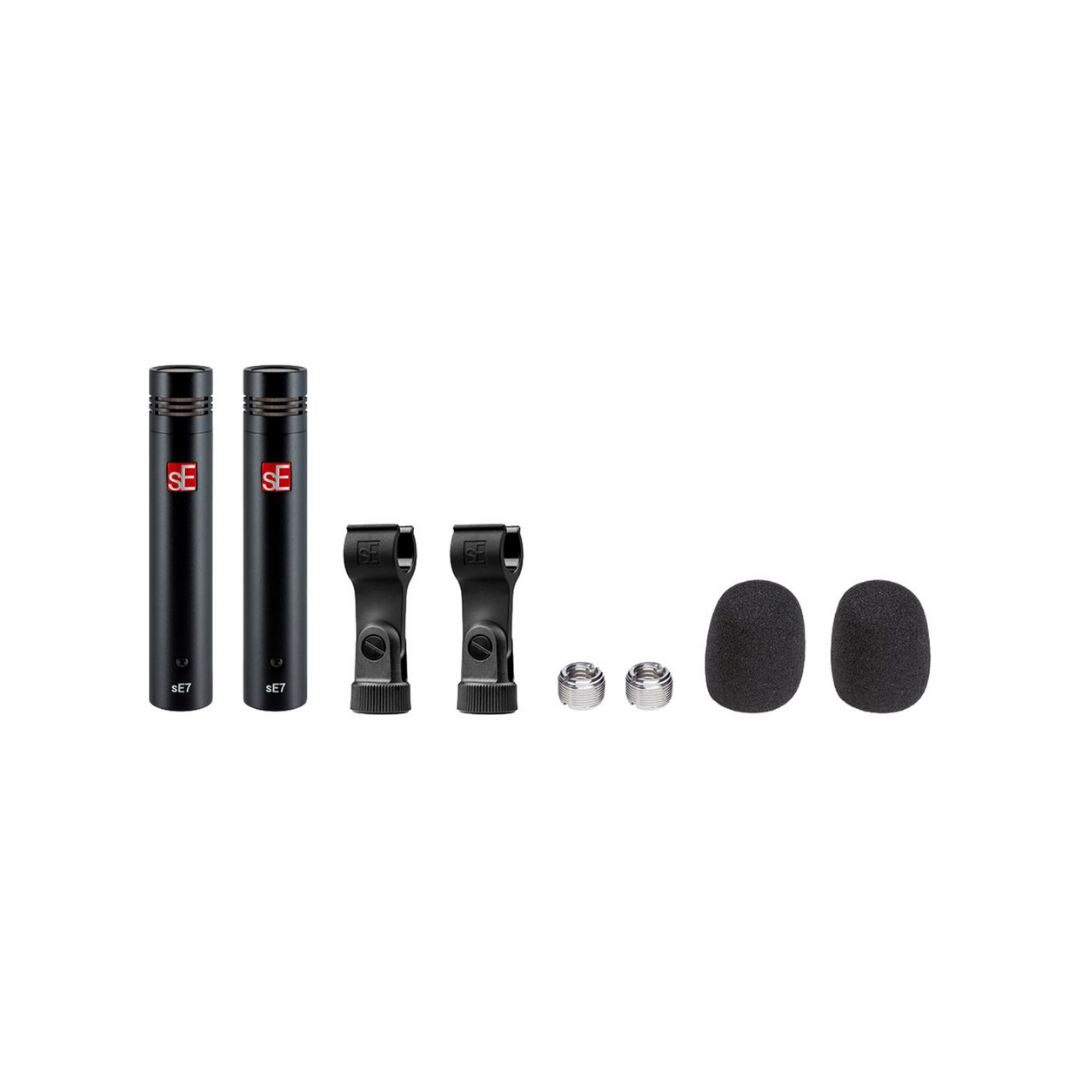 SE Electronics sE7 Small-diaphragm Condenser Microphone - Matched Pair, SE ELECTRONICS, CONDENSER MICROPHONE, se-electronics-microphone-se7pair, ZOSO MUSIC SDN BHD