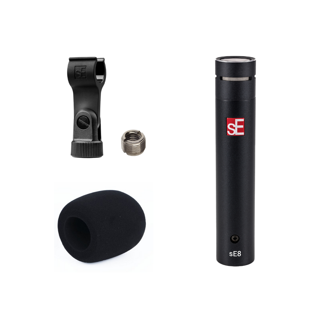 SE Electronics sE8 Small-diaphragm Condenser Microphone, SE ELECTRONICS, CONDENSER MICROPHONE, se-electronics-microphone-se8, ZOSO MUSIC SDN BHD