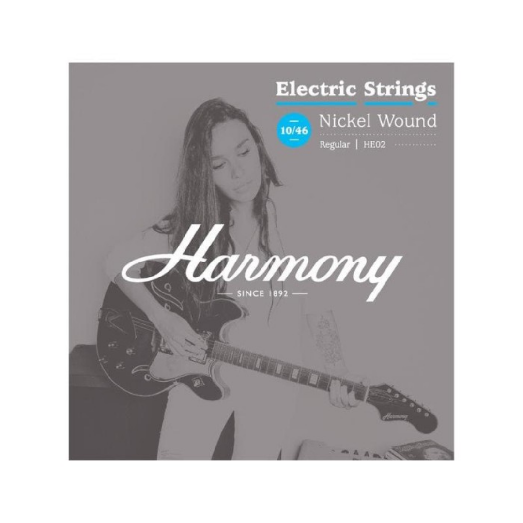HARMONY HE02 NICKEL ELECTRIC GUITAR STRINGS, REGULAR 10-46, HARMONY, STRING, harmony-string-hmn-023008, ZOSO MUSIC SDN BHD