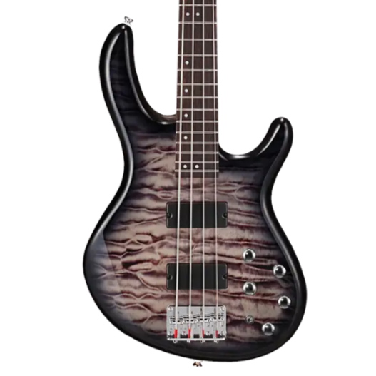 Cort Action DLX V Plus Bass Guitar With Bag Faded Grey Burst | CORT , Zoso Music