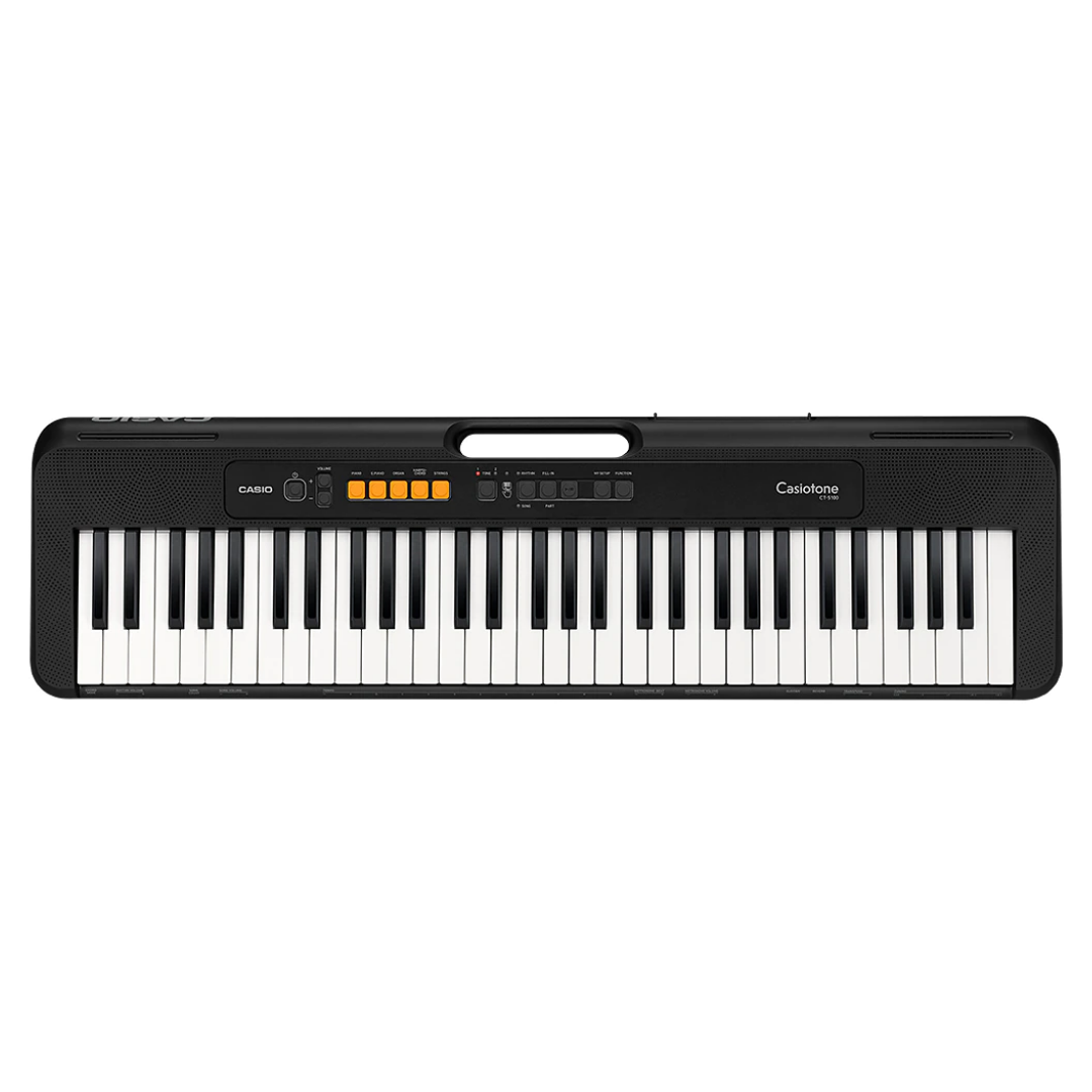 CASIO CT-S100 TONE 61 KEYS PORTABLE KEYBOARD WITH STAND, NOTE STAND, KEYBOARD BAG AND AC ADAPTOR | CASIO , Zoso Music
