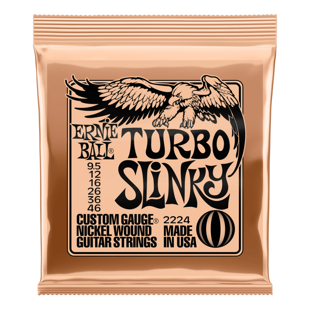 ERNIE BALL EB2224 ELECTRIC GUITAR STRING TURBO SLINKY 9.5-46 | ERNIE BALL , Zoso Music