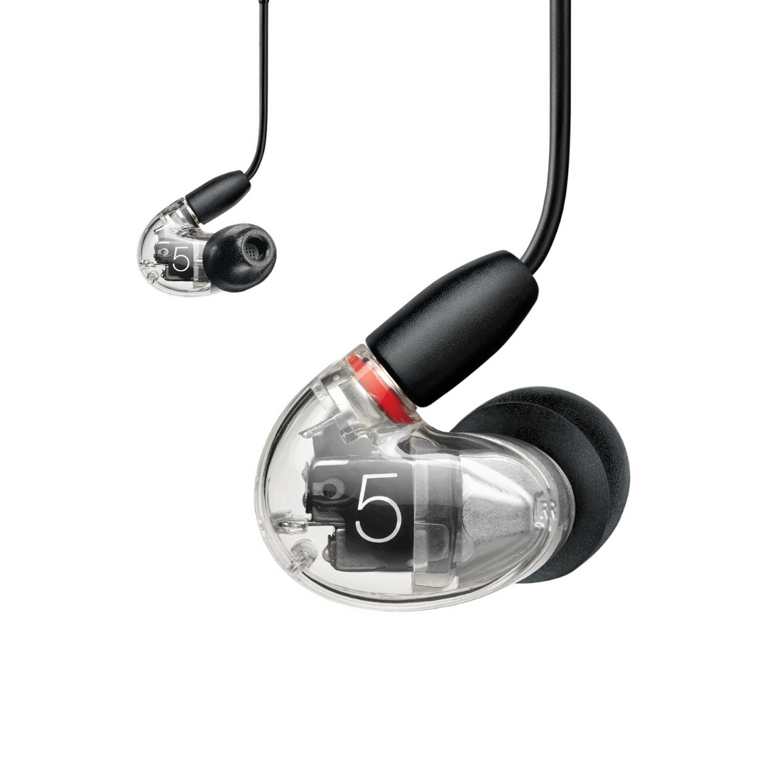 Shure AONIC 5 Sound Isolating Earphones - Clear (SE53BACL+UNI), SHURE, IN-EAR MONITOR, shure-in-ear-monitor-se53bacl-uni-a, ZOSO MUSIC SDN BHD