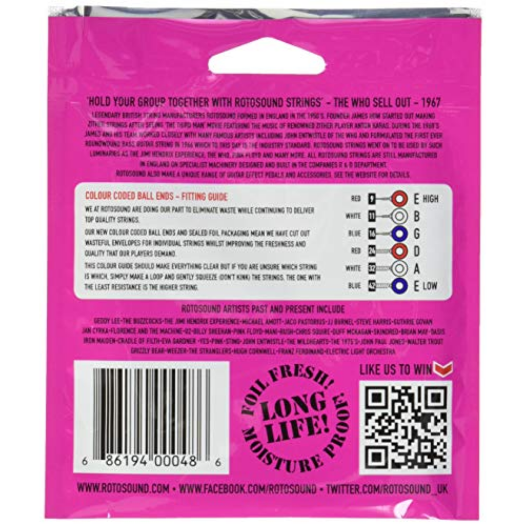 ROTOSOUND R9 NICKEL ON STEEL ELECTRIC GUITAR STRING 09-42, ROTOSOUND, STRING, rotosound-string-r9, ZOSO MUSIC SDN BHD