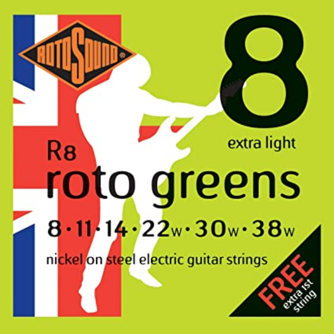 ROTOSOUND R8 NICKEL ON STEEL ELECTRIC GUITAR STRING 8-38, ROTOSOUND, STRING, rotosound-string-r8, ZOSO MUSIC SDN BHD