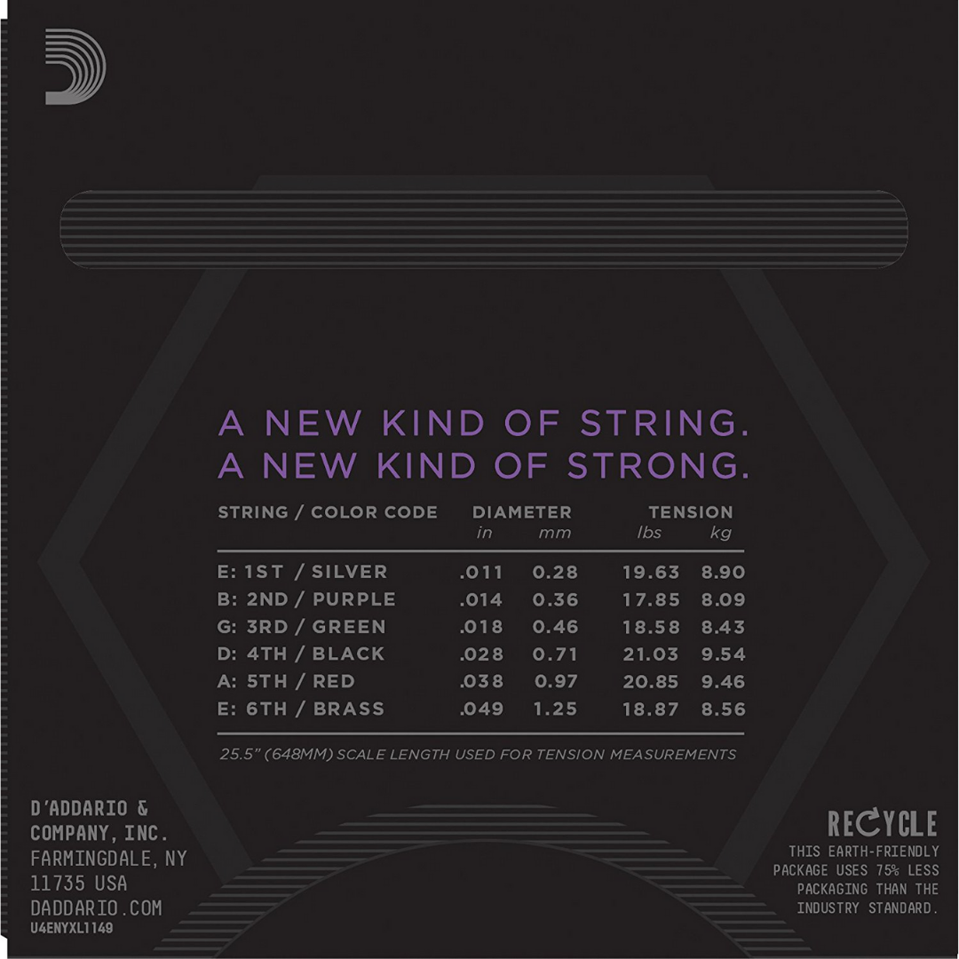 D'ADDARIO NYXL 1149 NICKEL WOUND ELECTRIC GUITAR STRINGS - MEDIUM (DAD-NYXL1149) | D'ADDARIO , Zoso Music