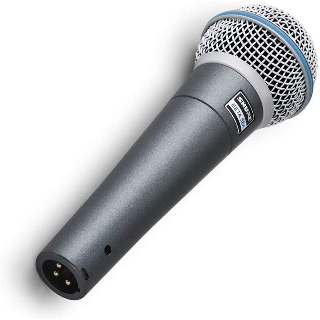 Shure BETA 58A Supercardioid Dynamic Vocal Microphone (BETA-58A / BETA58A), SHURE, MICROPHONE, shure-microphone-beta58a, ZOSO MUSIC SDN BHD