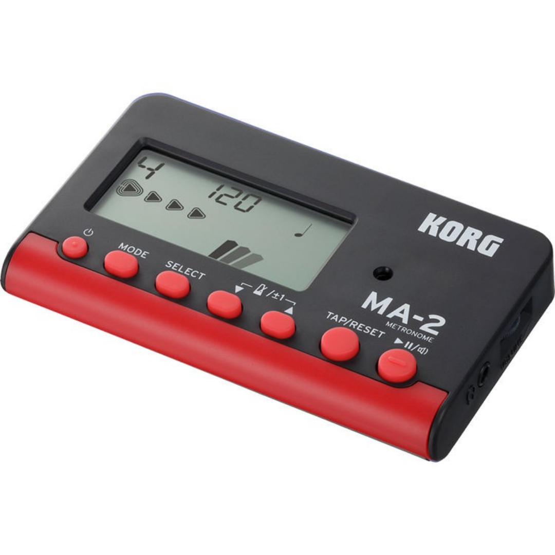 Korg MA-2 Digital Metronome - Black Red (MA2), KORG, TUNER & METRONOME, korg-tuner-metronome-ma2-bkrd, ZOSO MUSIC SDN BHD