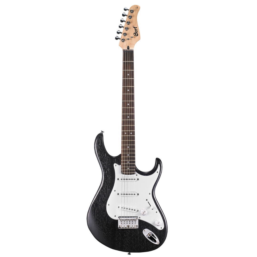 Cort G-100 Electric Guitar With Bag Open Pore Black | Zoso Music