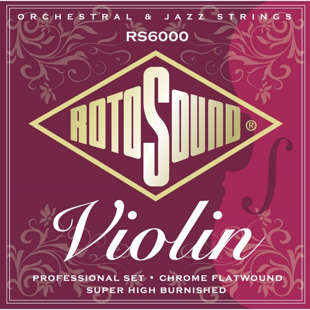 ROTOSOUND RS6000 CHROME PROFESSIONAL FLATWOUND VIOLIN STRING, ROTOSOUND, STRING, rotosound-string-rs6000, ZOSO MUSIC SDN BHD