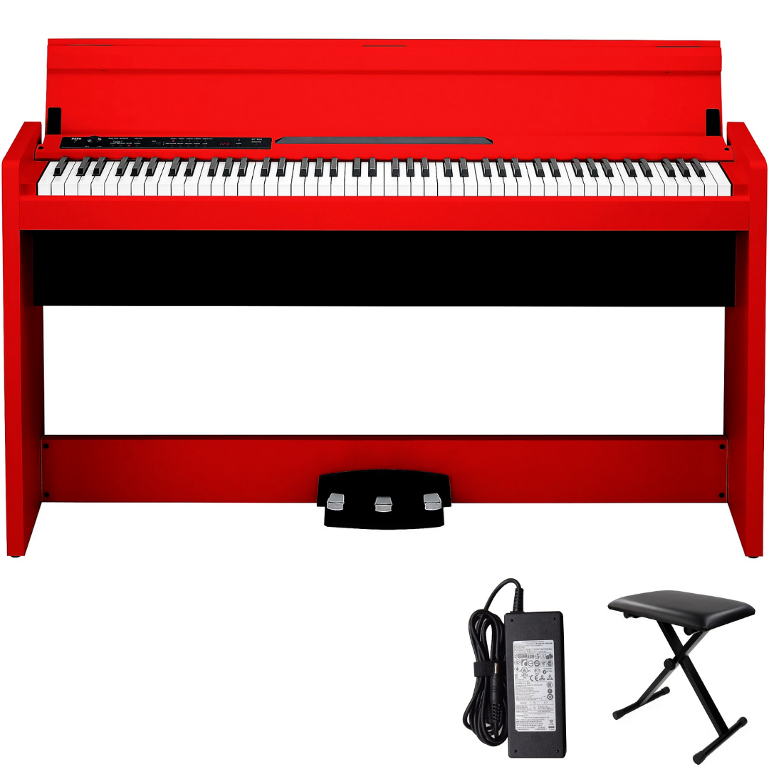 Korg LP-380U Digital Home Piano - Red (LP380U), KORG, DIGITAL PIANO, korg-digital-piano-lp380u-rd, ZOSO MUSIC SDN BHD