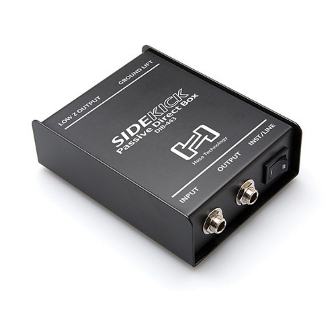 HOSA DIB 443 SIDEKICK PASSIVE DI DIRECT BOX, HOSA, AUDIO PROCESSOR, hosa-audio-processor-hosa-h09-dib-443, ZOSO MUSIC SDN BHD