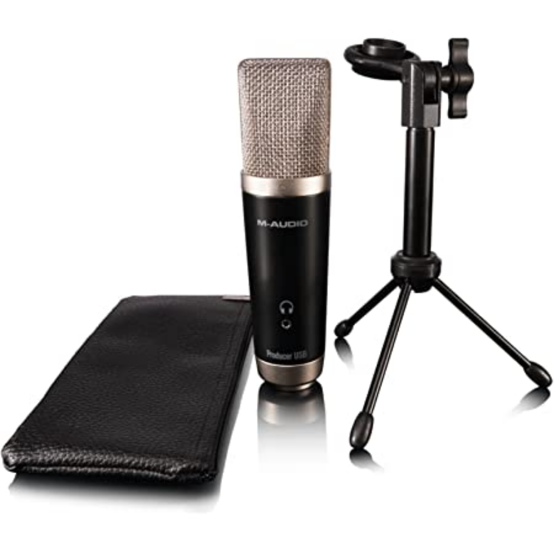M-AUDIO VOCAL STUDIO USB CONDENSER MICROPHONE - STUDIO/HOME RECORDING, M-AUDIO, CONDENSER MICROPHONE, m-audio-condenser-microphone-vocalstudio, ZOSO MUSIC SDN BHD