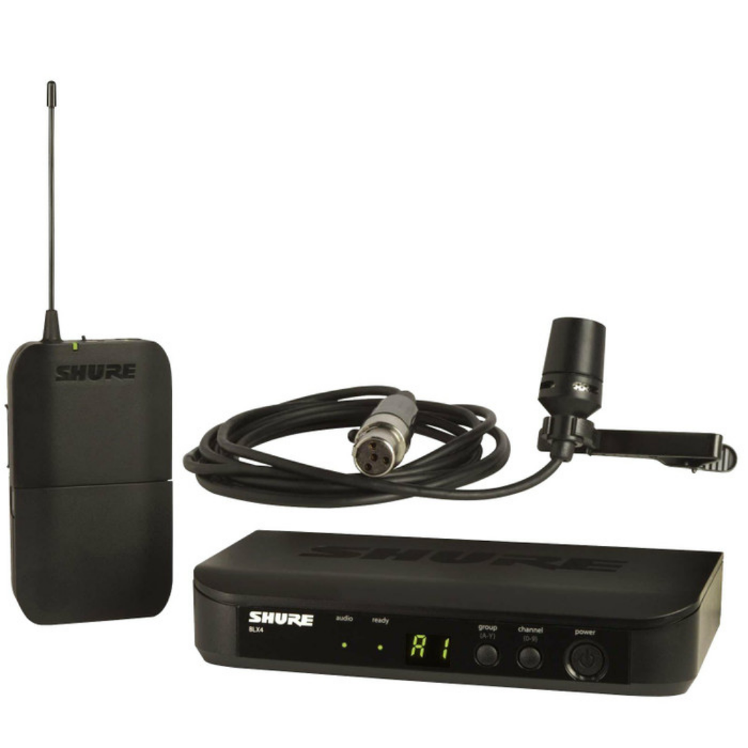 Shure BLX14/W85 Wireless Presenter System, BLX4 Receiver, BLX1 Bodypack Transmitter & WL185 Lavalier Microphone with Free Gator GM-1W Wireless Bag, SHURE, WIRELESS MICROPHONE SYSTEM, shure-wireless-microphone-system-blx14-w85, ZOSO MUSIC SDN BHD