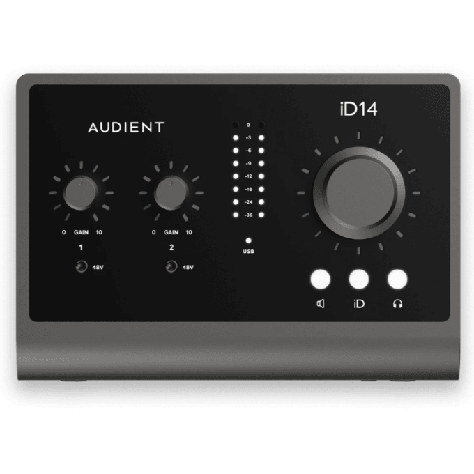 AUDIENT ID14 MKII HIGH PERFORMANCE USB AUDIO INTERFACE (ID-14 MKII) | AUDIENT , Zoso Music
