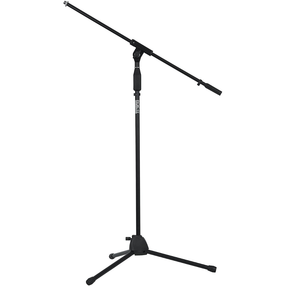 GATOR ROK-IT TRIPOD MICROPHONE STAND WITH FIXED BOOM ARM, GATOR, STAND, gator-accessories-ri-mictpfbm, ZOSO MUSIC SDN BHD