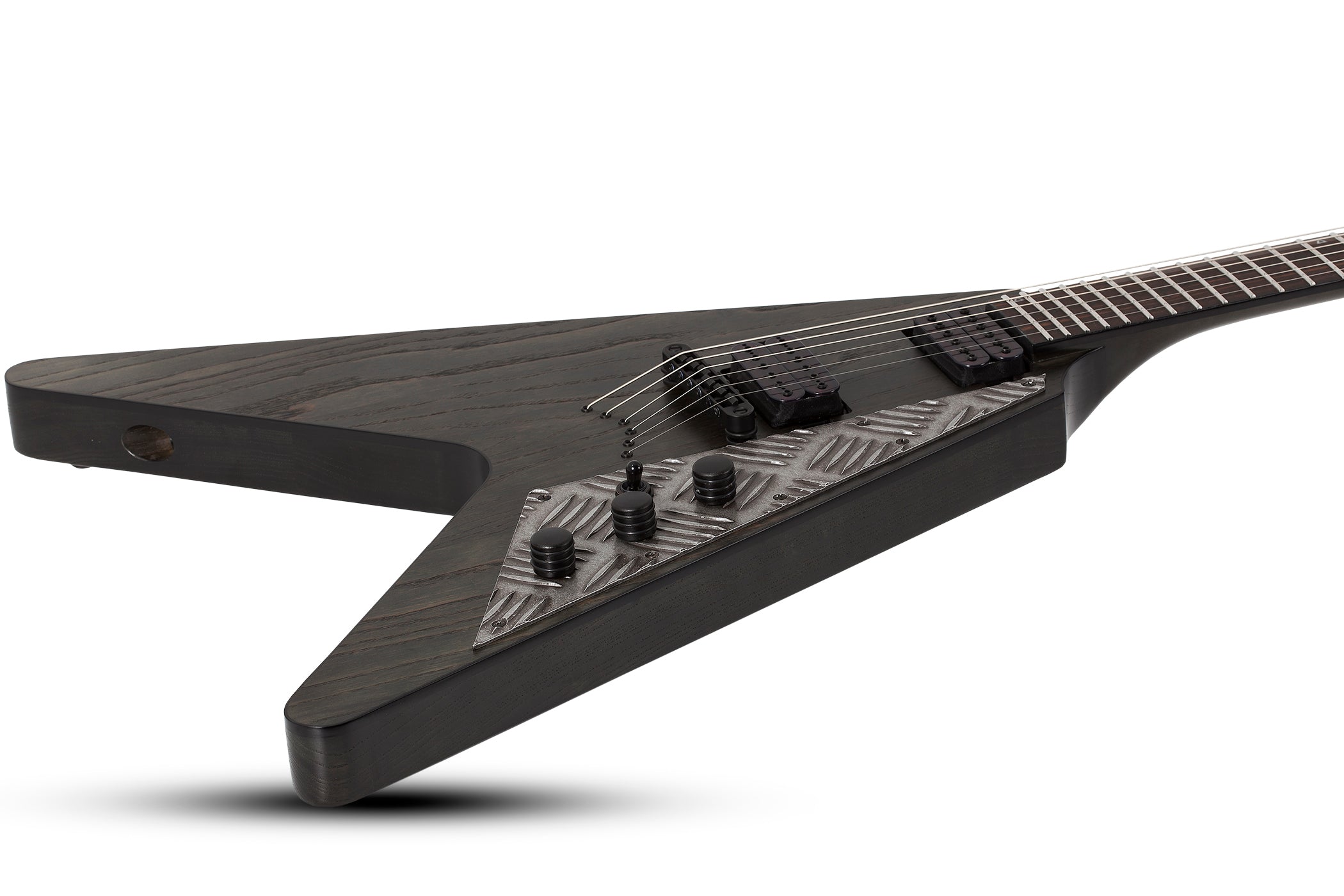 SCHECTER V-1 APOCALYPSE ELECTRIC GUITAR- RUSTY GREY (1298) MADE IN KOREA, SCHECTER, ELECTRIC GUITAR, schecter-electric-guitar-v-1-apo-rg, ZOSO MUSIC SDN BHD