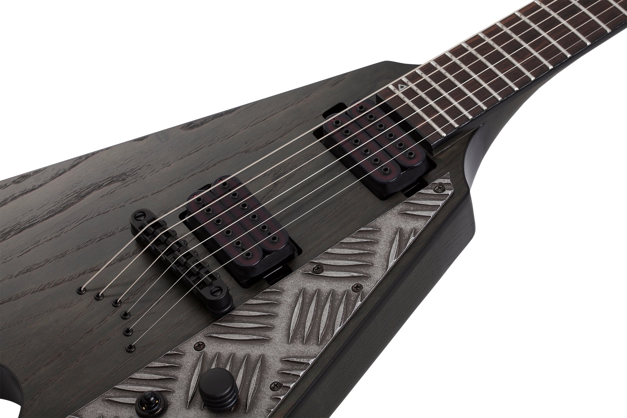 SCHECTER V-1 APOCALYPSE ELECTRIC GUITAR- RUSTY GREY (1298) MADE IN KOREA, SCHECTER, ELECTRIC GUITAR, schecter-electric-guitar-v-1-apo-rg, ZOSO MUSIC SDN BHD