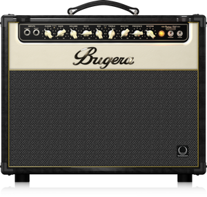 BUGERA V22 INFINIUM 22-WATT VINTAGE 2-CHANNEL TUBE COMBO WITH INFINIUM TUBE LIFE MULTIPLIER, ORIGINAL TURBOSOUND SPEAKER AND REVERB | BUGERA , Zoso Music