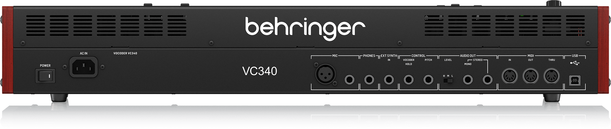 Behringer Vocoder VC340 37-key Analog Synthesizer (VC-340) | BEHRINGER , Zoso Music
