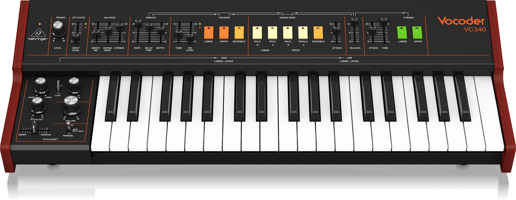 Behringer Vocoder VC340 37-key Analog Synthesizer (VC-340) | BEHRINGER , Zoso Music