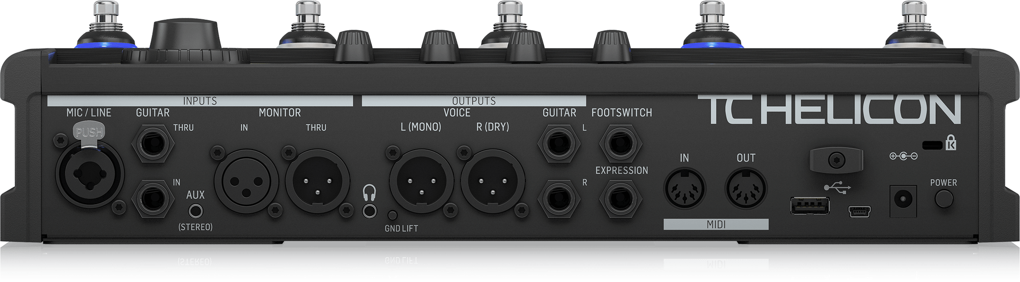 TC HELICON UNRIVALED VOCAL AND GUITAR EFFECTS PERFORMANCE FLOOR PEDAL WITH BACKING TRACKS, LOOPING, AUTOMATION AND AUDIO RECORDING, TC HELICON, VOCAL PROCESSORS, tc-helicon-vocal-processors-voicelive-3-extreme, ZOSO MUSIC SDN BHD
