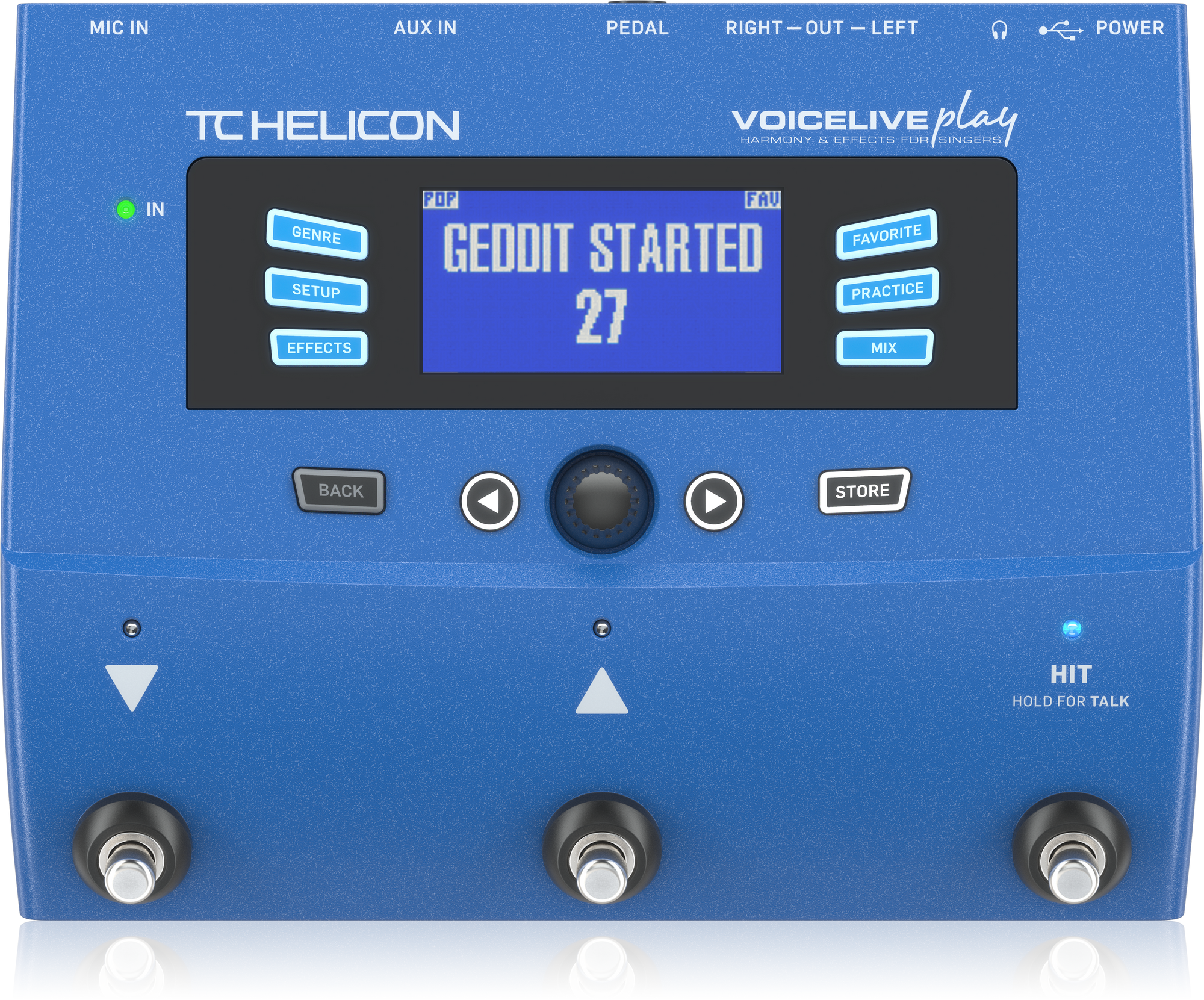 TC HELICON VOICELIVE PLAY 3-BUTTON VOCAL EFFECTS STOMPBOX WITH LOOPING, TC HELICON, VOCAL PROCESSORS, tc-helicon-vocal-processors-voicelive-play, ZOSO MUSIC SDN BHD
