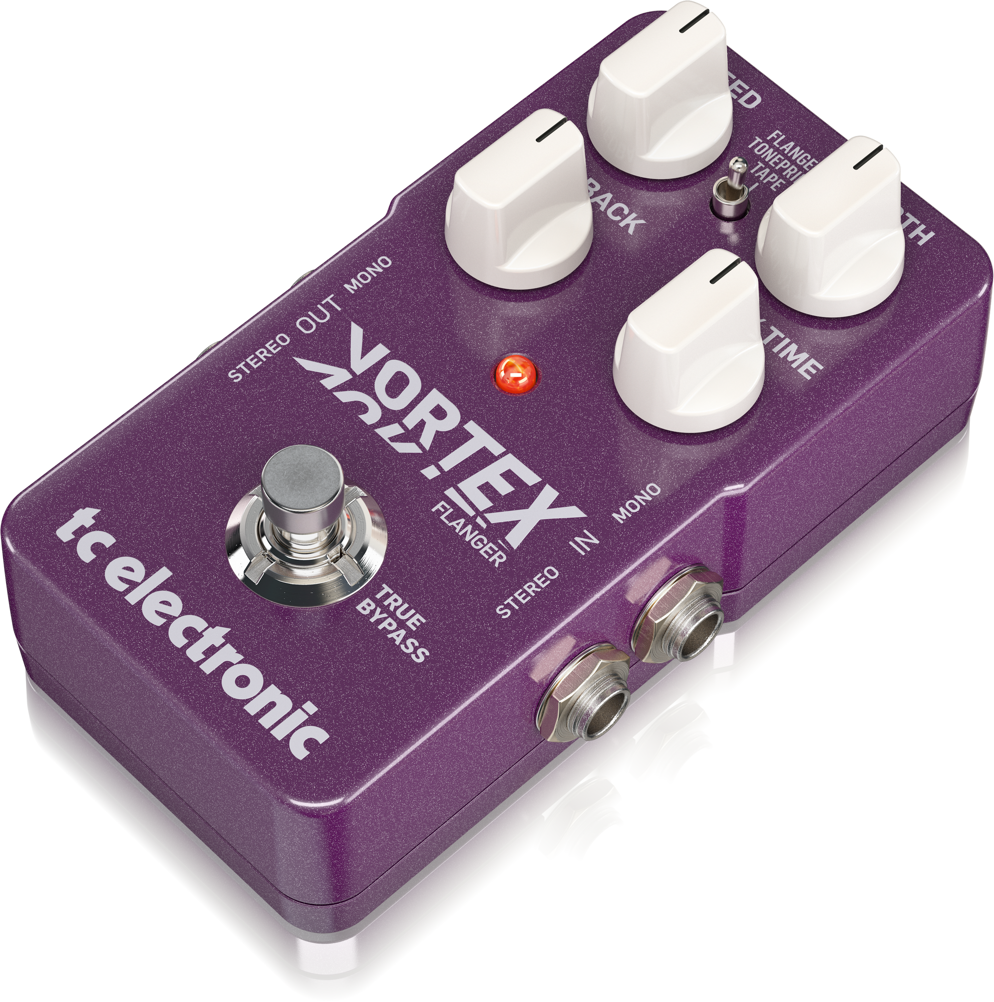 TC Electronic Vortex Flanger Outstanding Toneprint-enabled Flanger Pedal With 2 Built-in Flanger Modes, Deep Control And Stereo I/o, TC ELECTRONIC, EFFECTS, tc-electronic-effects-tc-vortex-flanger, ZOSO MUSIC SDN BHD