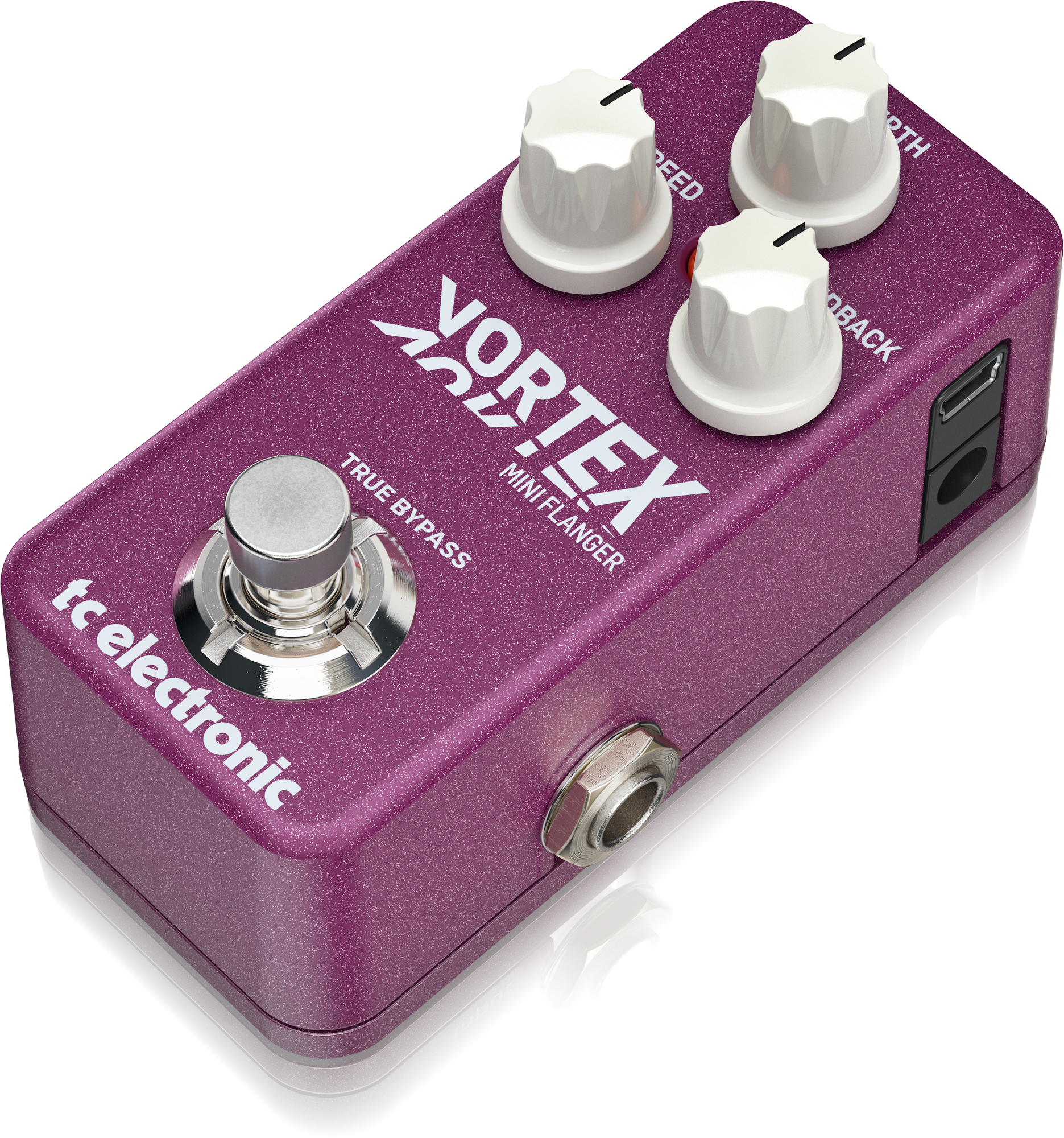 TC Electronic Vortex Mini Flanger Ultra-compact Flanger Pedal With Built-in Toneprint Technology, TC ELECTRONIC, EFFECTS, tc-electronic-effects-tc-vortex-mini-flanger, ZOSO MUSIC SDN BHD