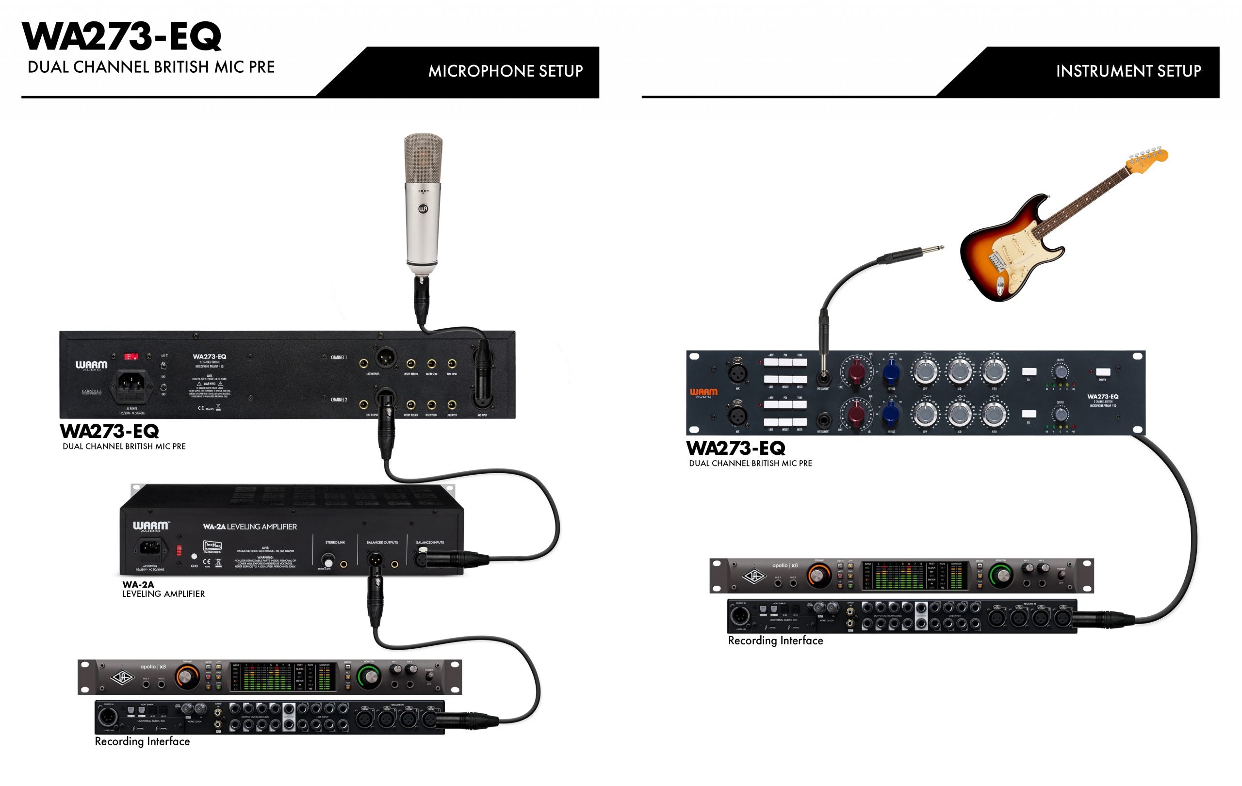 WARM AUDIO WA273-EQ MICROPHONE PREAMP AND EQ