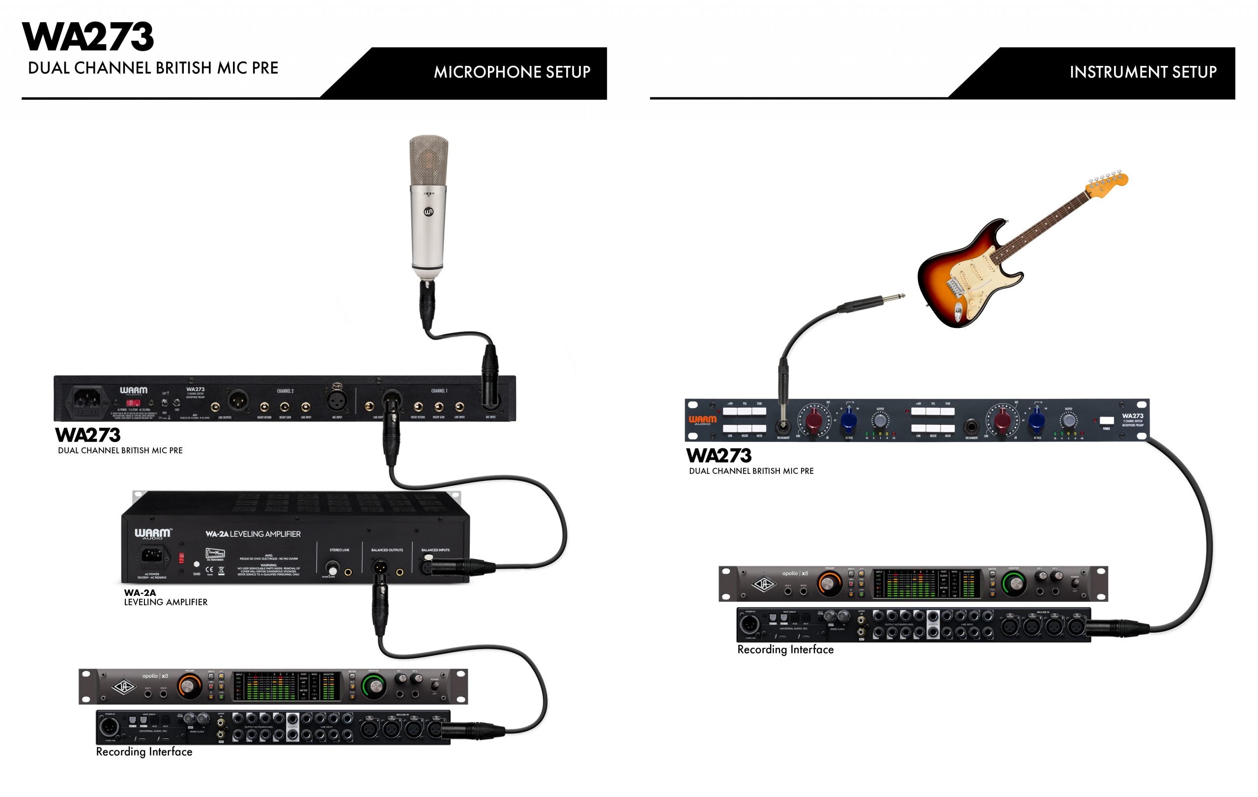 WARM AUDIO WA273 MICROPHONE PREAMP